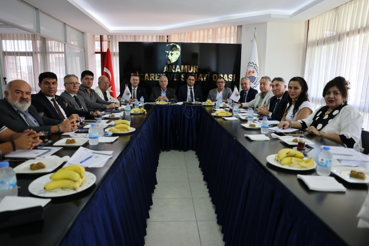 Mersin’de Oda ve Borsa Başkanları Anamur’da Buluştu..