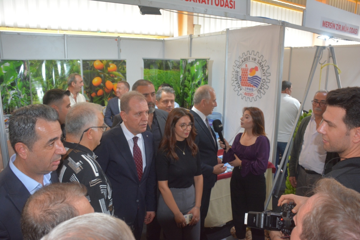 Anamur’da Tarım ve Tropikal Ürünler Fuarı Coşkuyla Açıldı..
