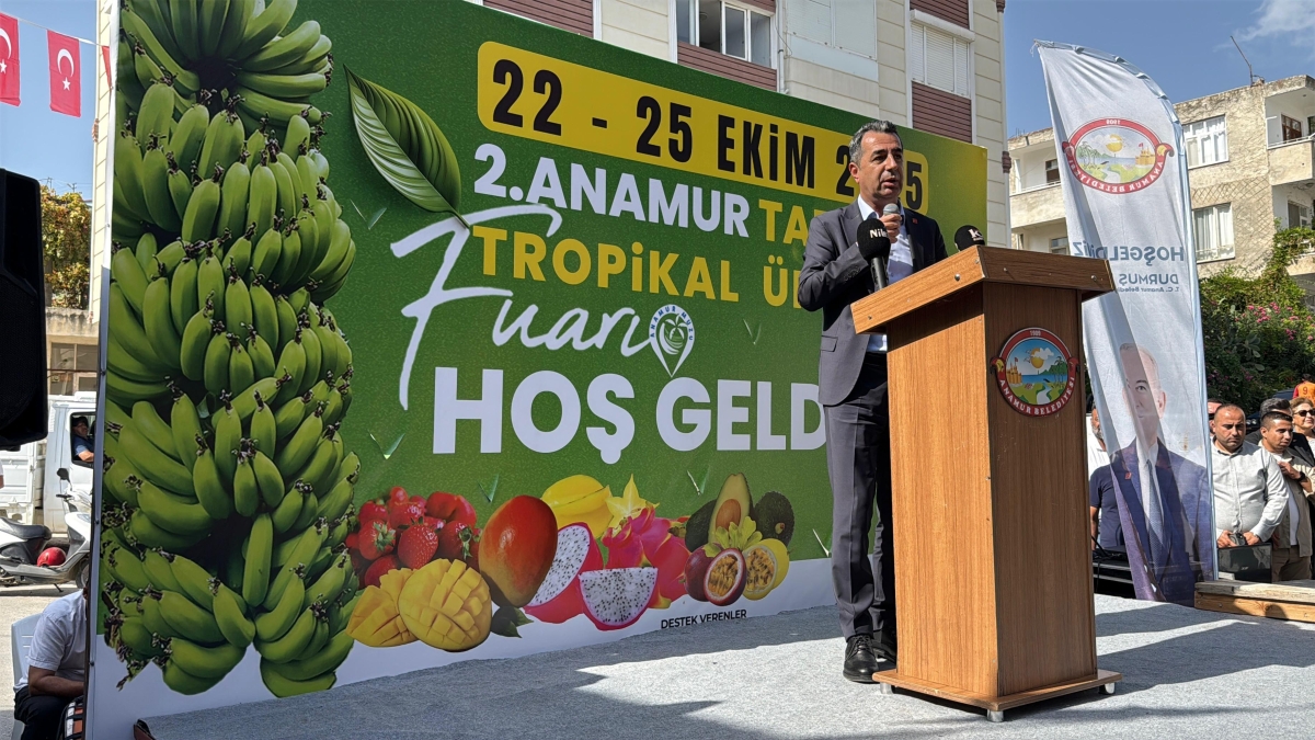 Anamur’da Tarım ve Tropikal Ürünler Fuarı Coşkuyla Açıldı..