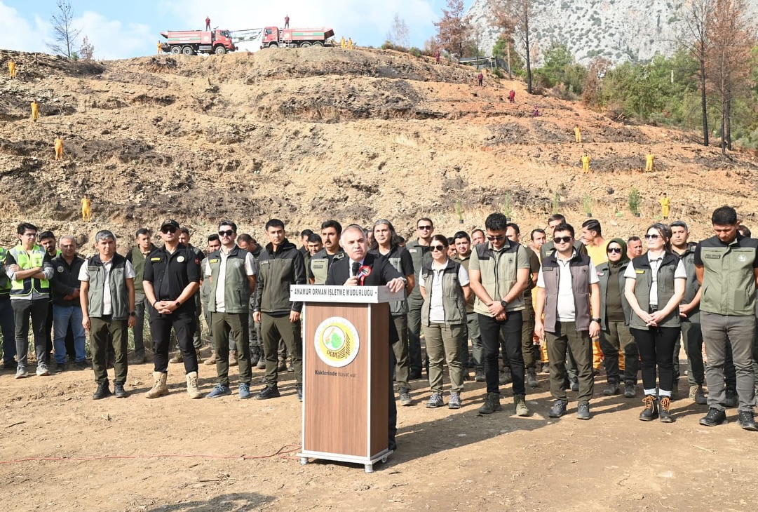 Anamur’da “Geleceğe Nefes” Kampanyası Kapsamında Fidanlar Toprakla Buluştu