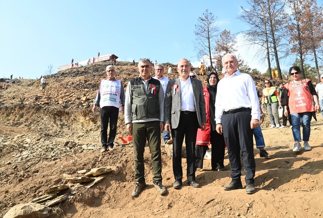 Anamur’da “Geleceğe Nefes” Kampanyası Kapsamında Fidanlar Toprakla Buluştu