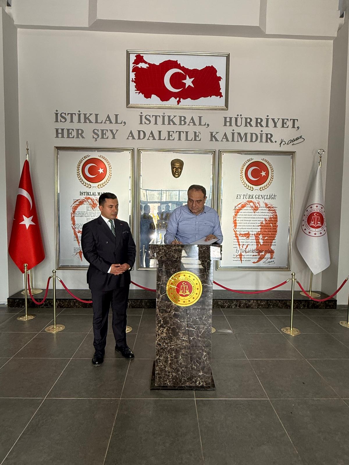 Anayasa Mahkemesi Başkanvekili Basri Bağcı’dan Anamur Adalet Sarayı’na Ziyaret..