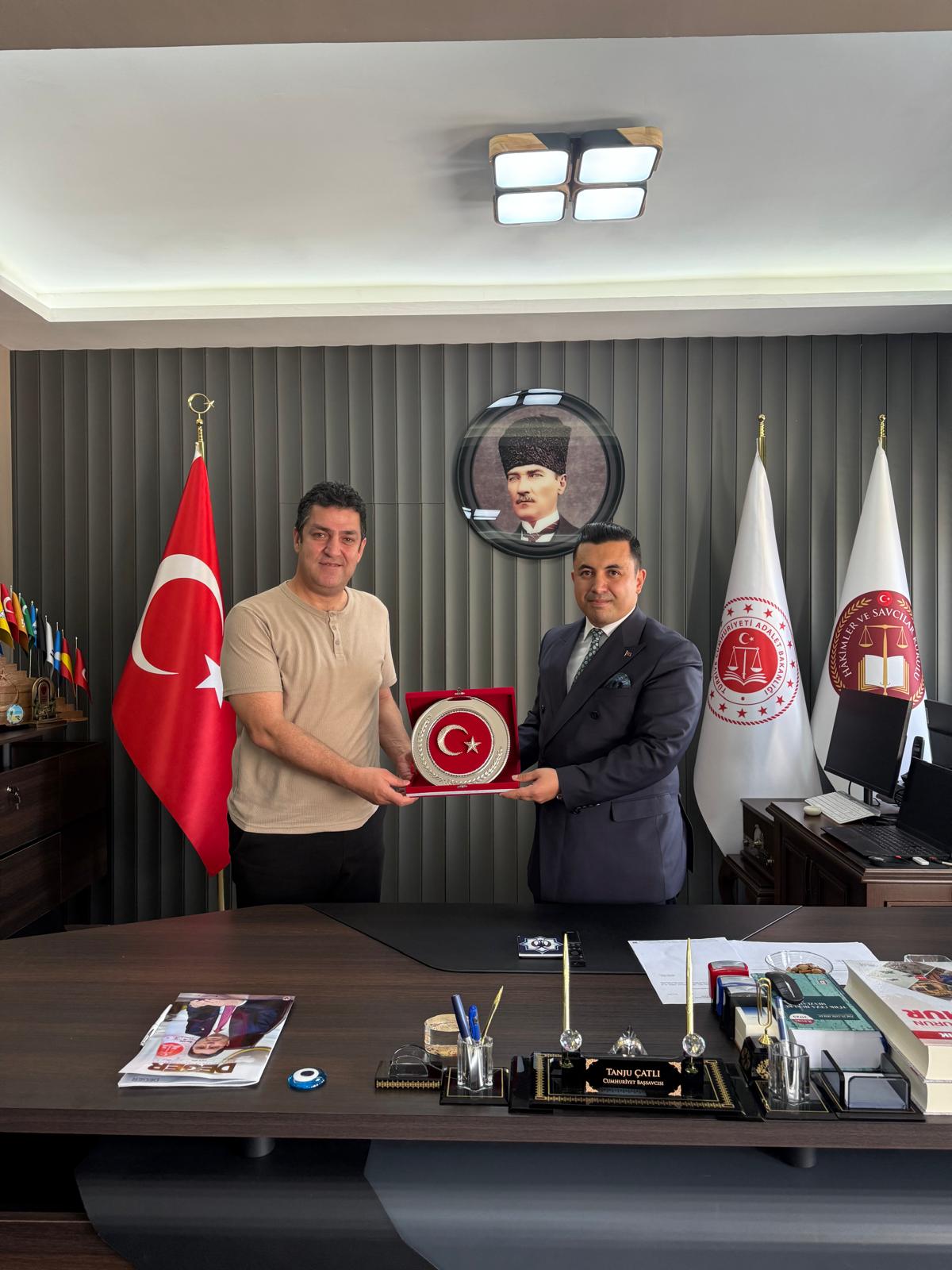 Anayasa Mahkemesi Başkanvekili Basri Bağcı’dan Anamur Adalet Sarayı’na Ziyaret..
