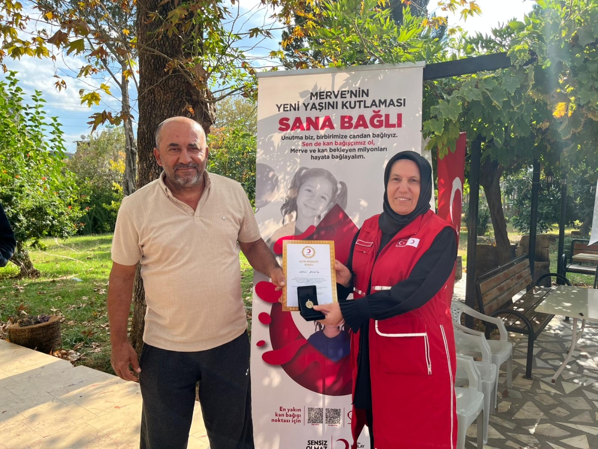 Anamur’da Örnek Davranış : Kan Bağışçılarına Altın,Gümüş ve Bronz Madalya