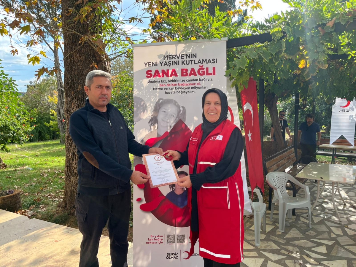 Anamur’da Örnek Davranış : Kan Bağışçılarına Altın,Gümüş ve Bronz Madalya