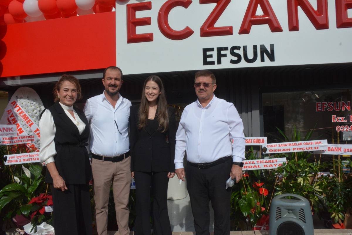 Efsun Eczanesi Anamur’da Törenle Hizmete Açıldı..