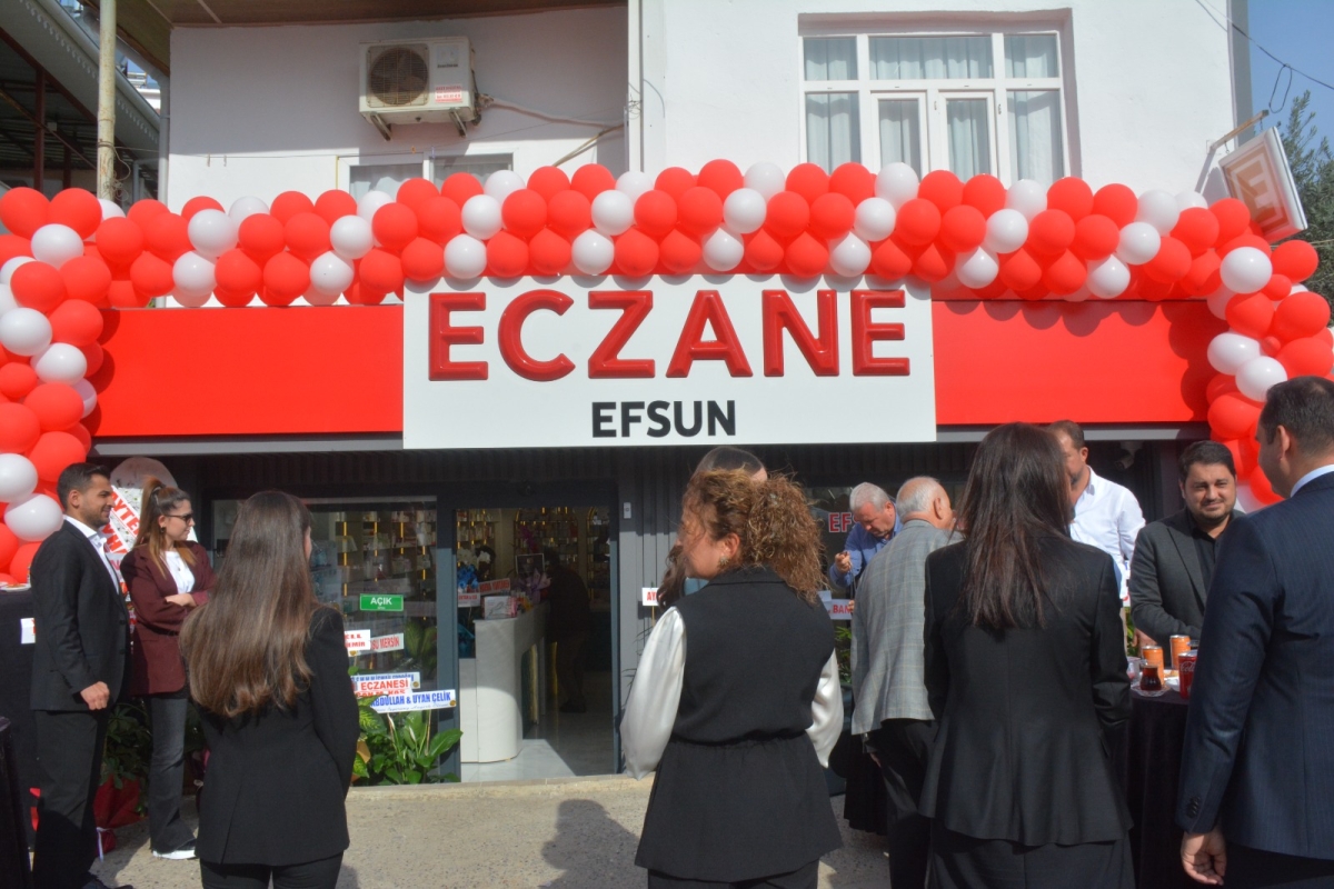 Efsun Eczanesi Anamur’da Törenle Hizmete Açıldı..