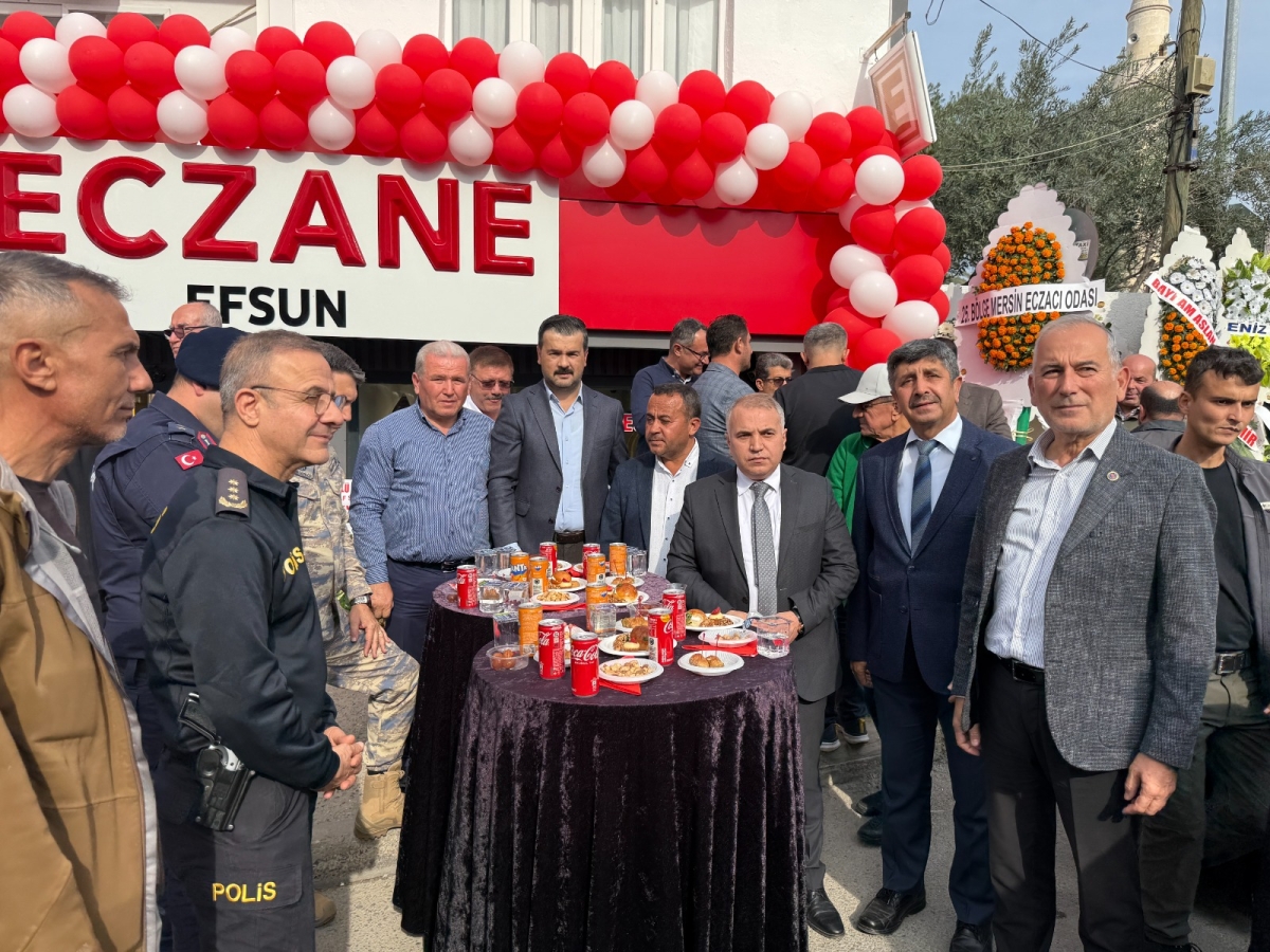 Efsun Eczanesi Anamur’da Törenle Hizmete Açıldı..