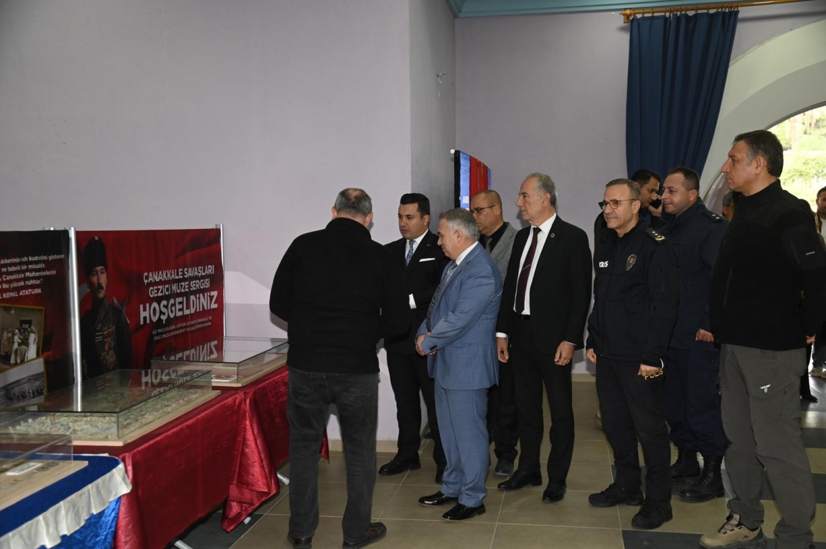 Çanakkale Gezici Müze Sergisi Anamur’da Açıldı..