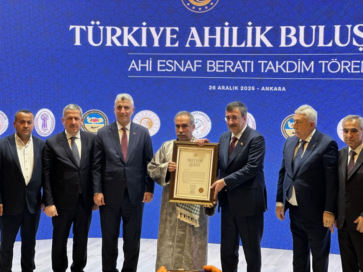 Anamur Esnaf  Odası Başkanı Poçulu, Ahi Esnaf Beratı Takdim Töreni’ne katıldı