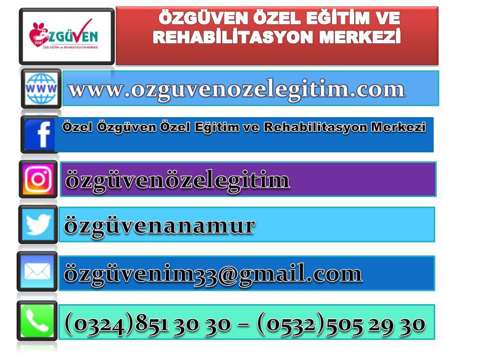 ÖZGÜVEN Özel Eğitim ve Rehabilitasyon Merkezi  Yeni Yılınızı Kutlar..