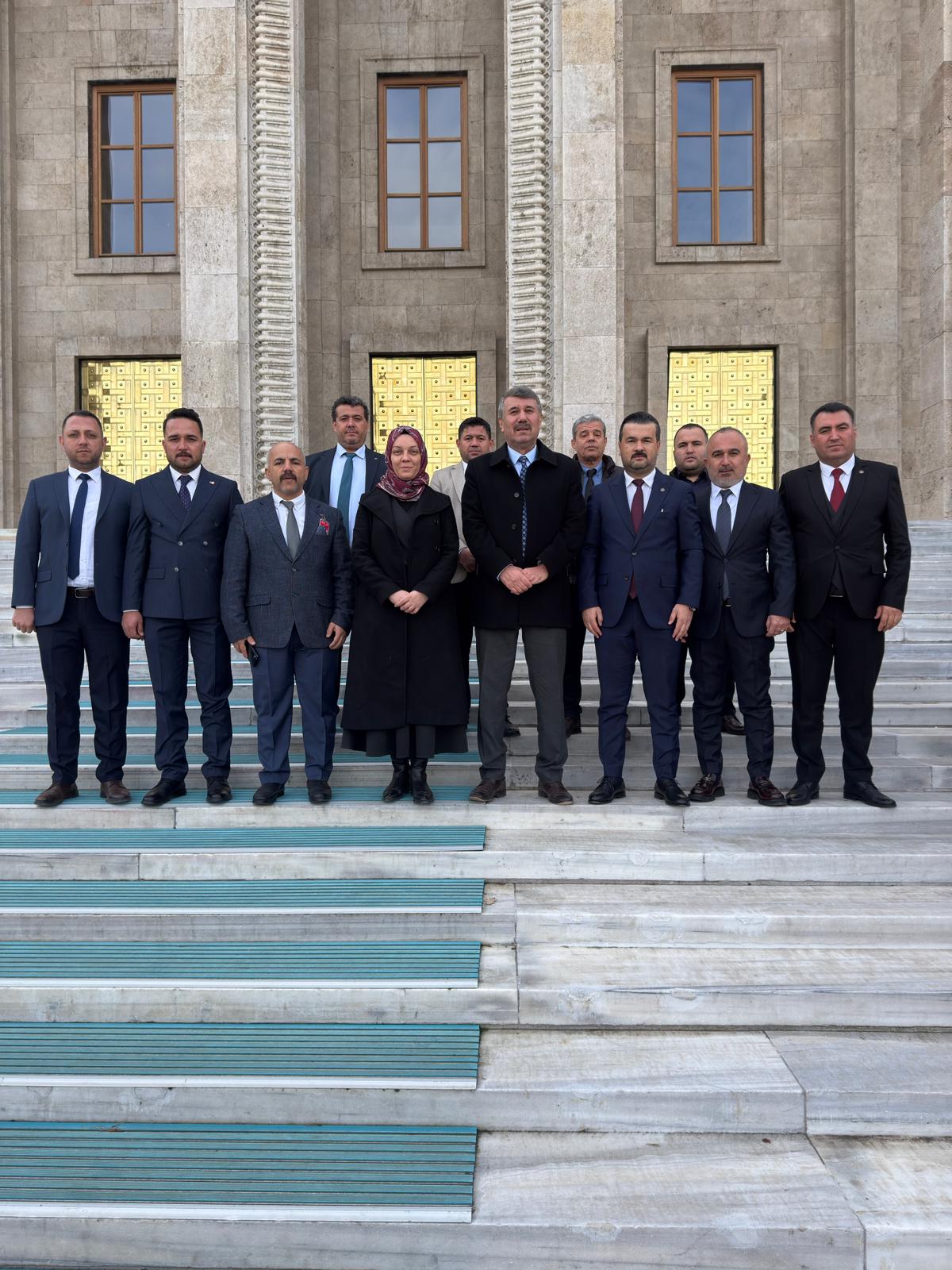 MHP Anamur ilçe Teşkilatı TBMM Grup Toplantısına Katıldı..