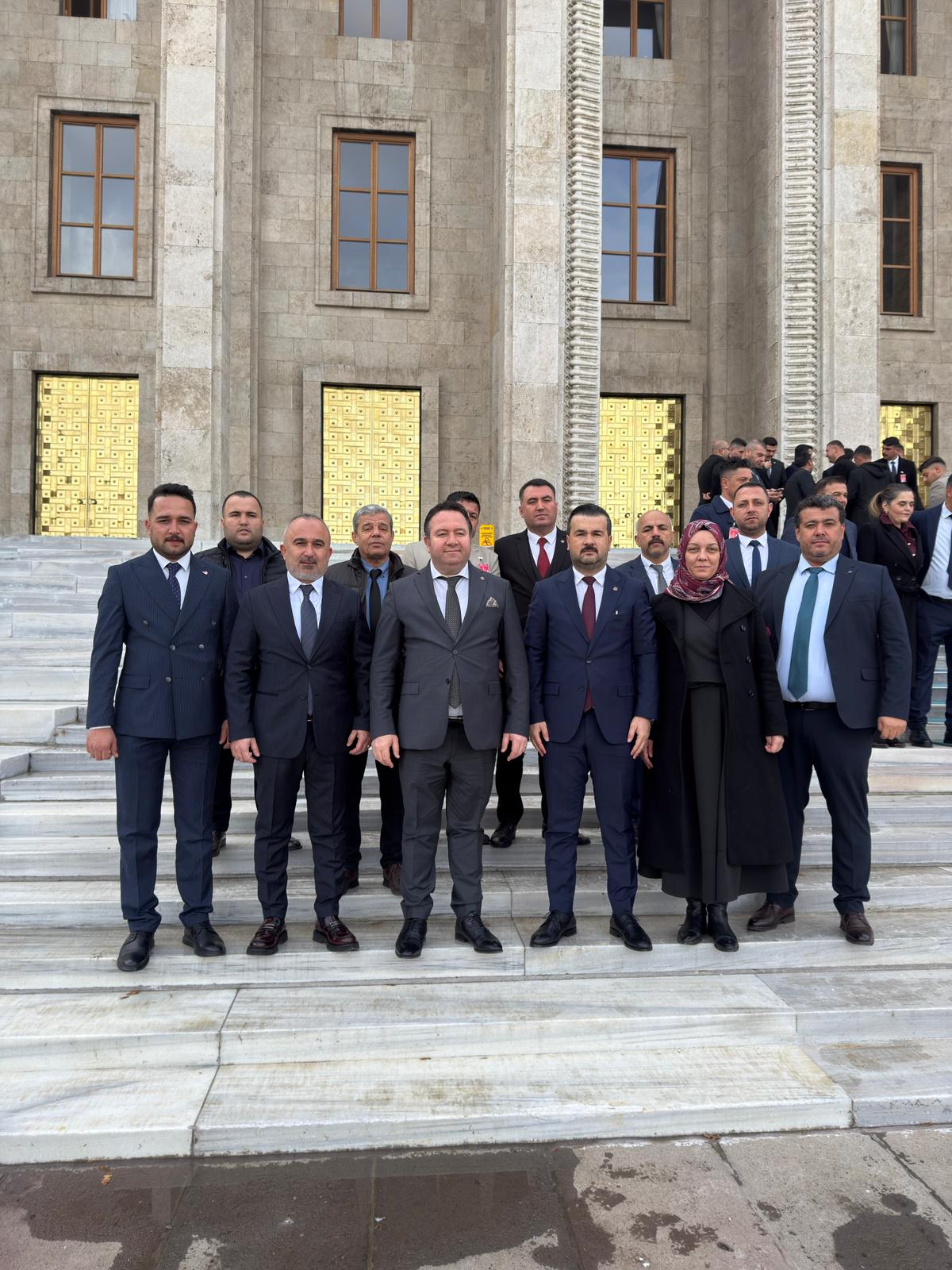 MHP Anamur ilçe Teşkilatı TBMM Grup Toplantısına Katıldı..