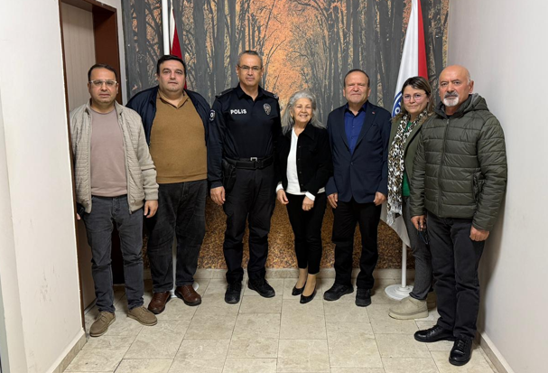 Anamur Gazeteciler Cemiyeti’nden İlçe Emniyet Müdürü Doğanay’a Ziyaret..