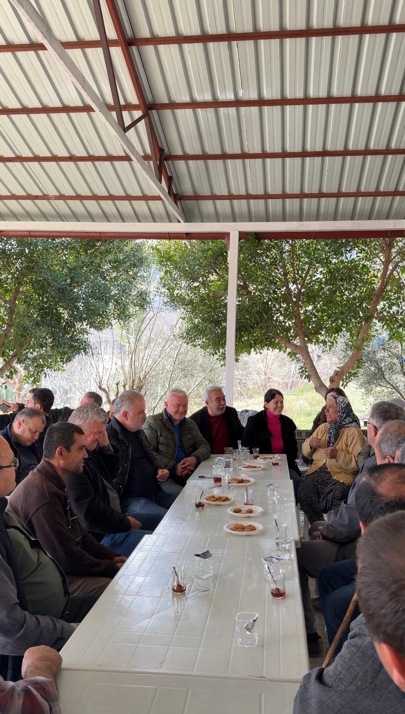 CHP Anamur İlçe Örgütü Ormancık ve Sarıağaç’ta Halkla Buluştu..