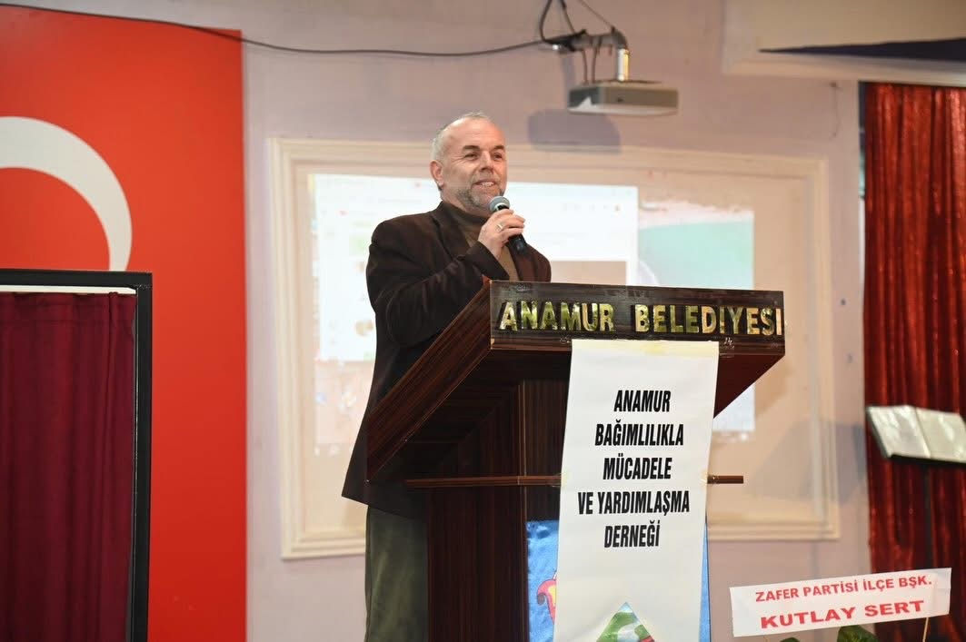 Anamur bağımlılıkla mücadeleye derneği konferans