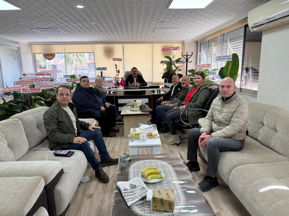 Gazetecilerden Başkan Özen’e Hayırlı Olsun Ziyareti..