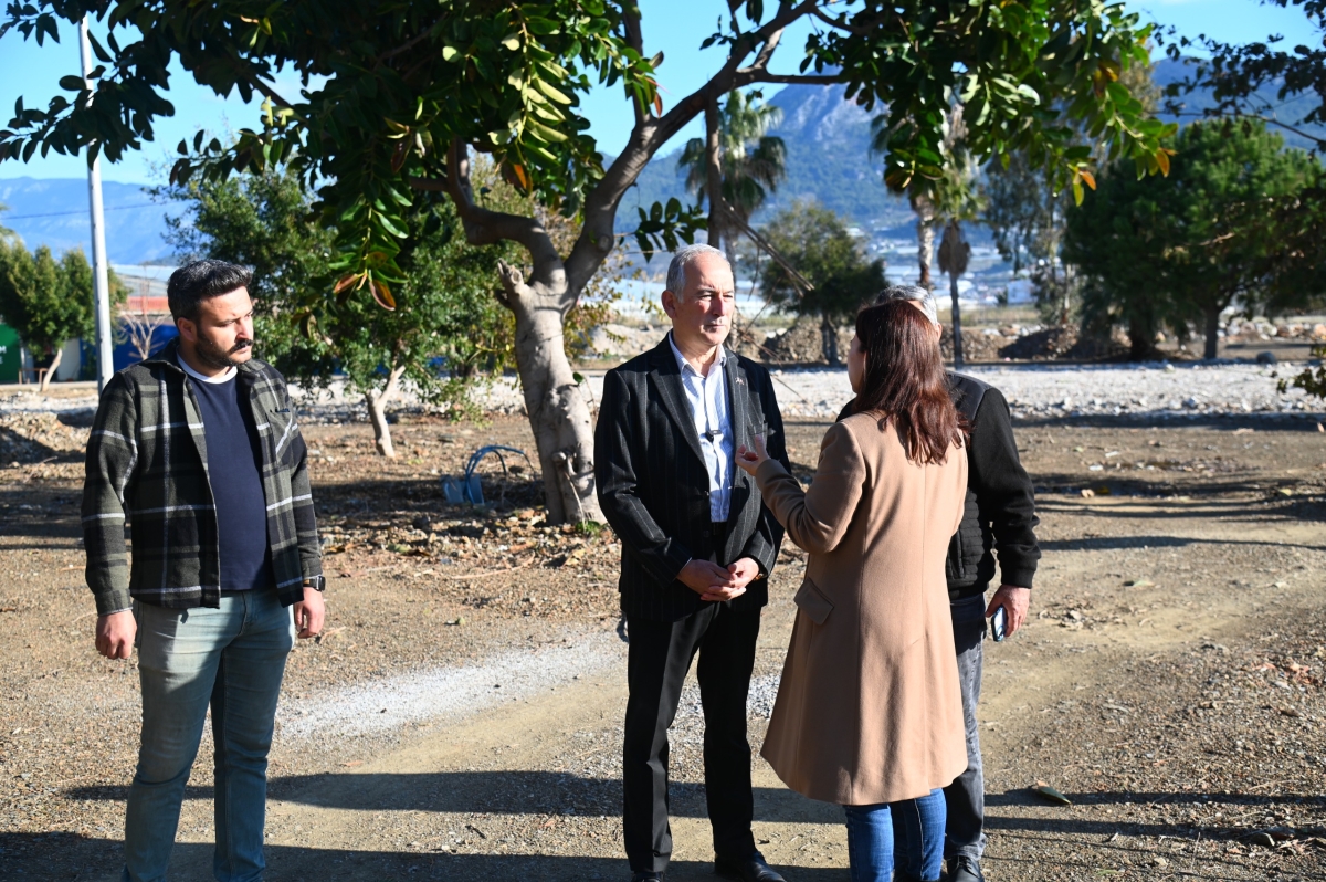 Rafuf Denktaş Parkı Çalışmaları Yeniden Başlatıldı..