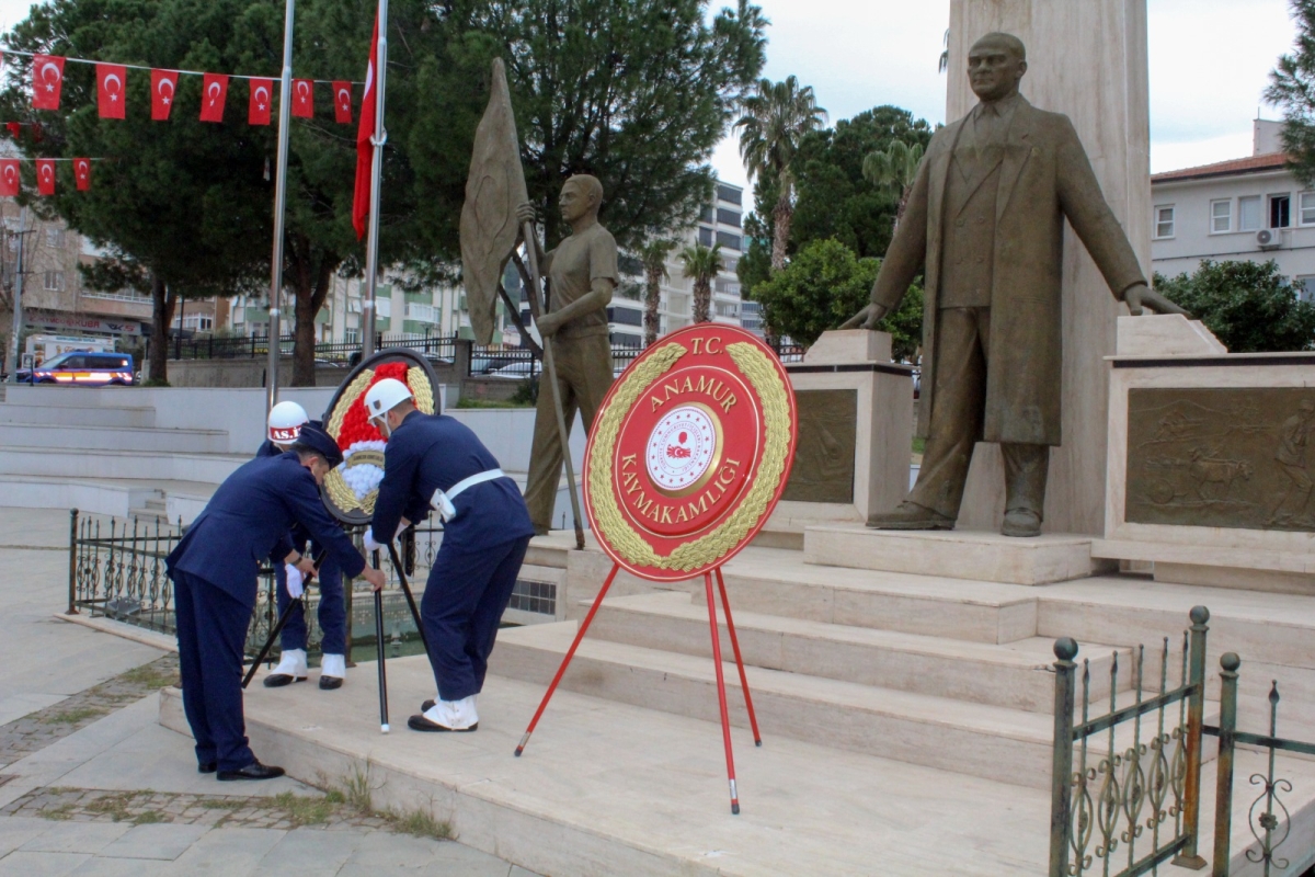 Anamur'da 18 Mart şehitleri Anma Günü Çelek Sunumu