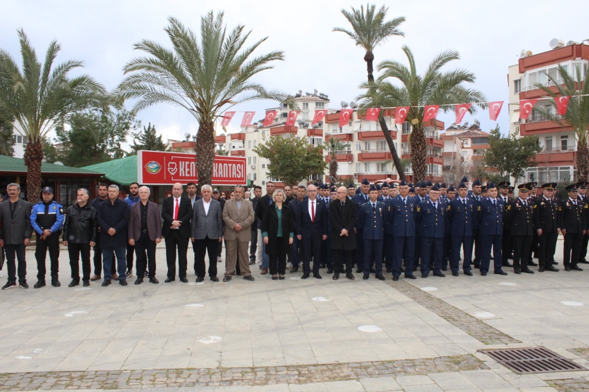 Anamur'da 18 Mart şehitleri Anma Günü Çelek Sunumu