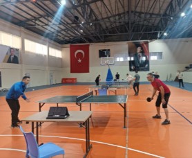 Anamur’da Emniyet Personeli Masa Tenisi Turnuvasında Buluştu