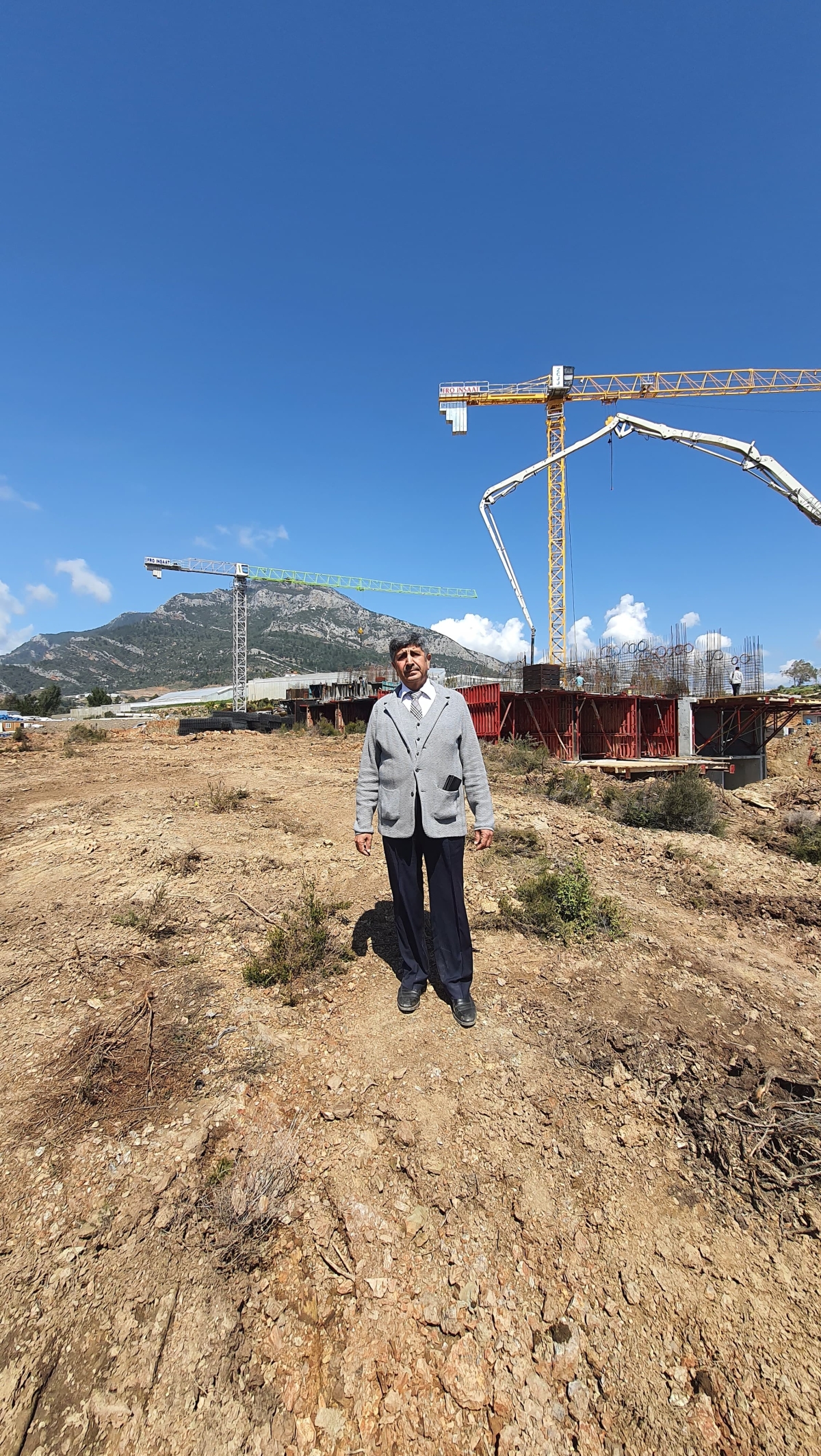 Anamur TOKİ Konutları Bölgesine İnşa Edilecek Yeni Caminin Kıblesi Belirlendi..