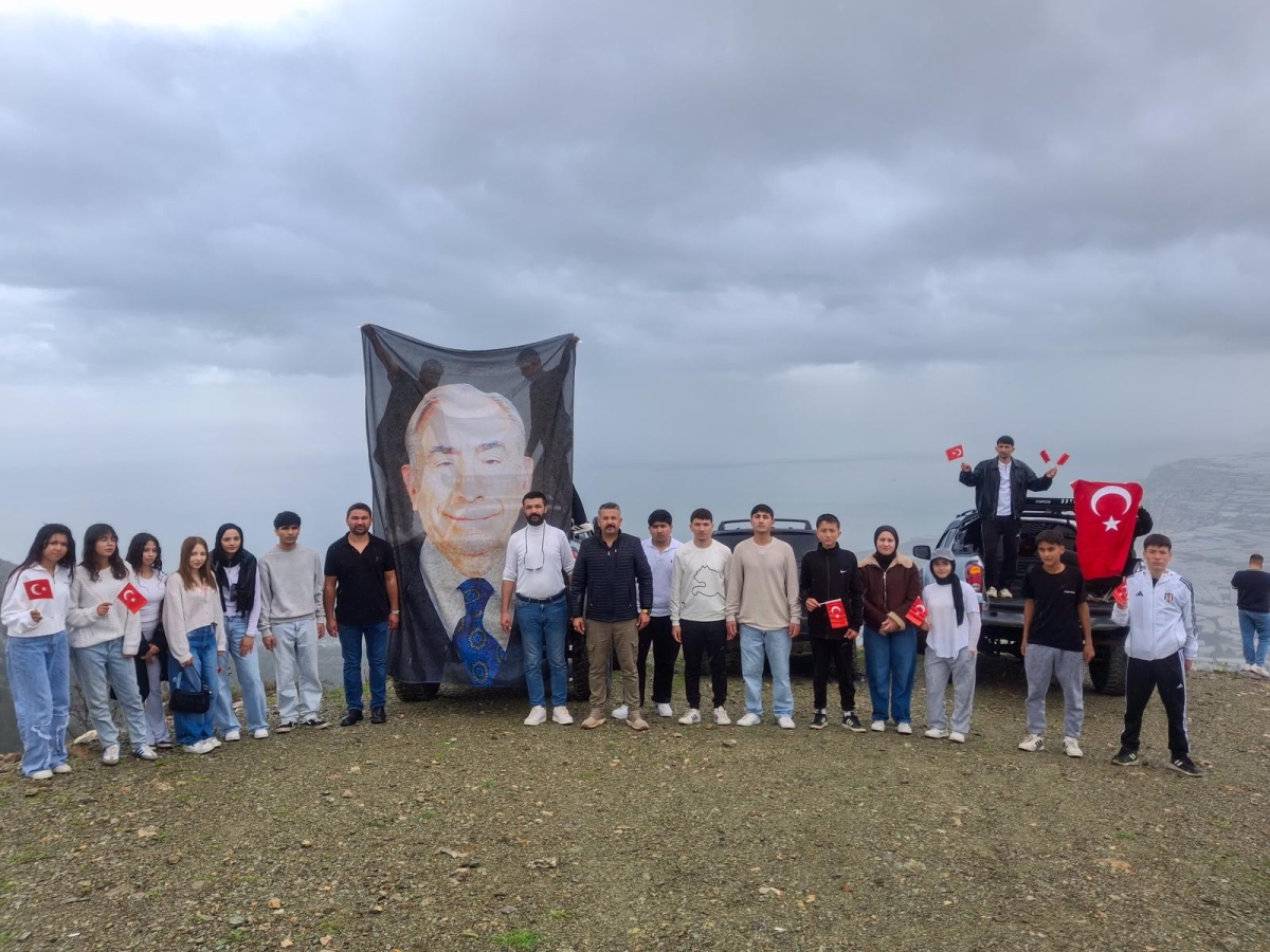 Anamur Ülkü Ocakları’ndan Başbuğ Türkeş’e Vefa Yürüyüşü.