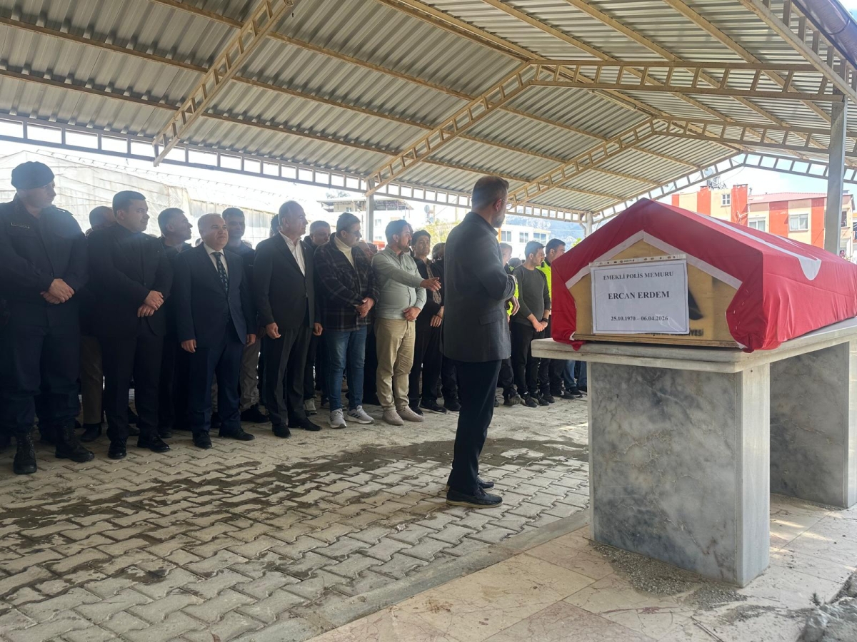 Anamur’da Emekli Polis Memuru Ercan Erdem’in Ani Ölümü Büyük Üzüntü Yarattı..
