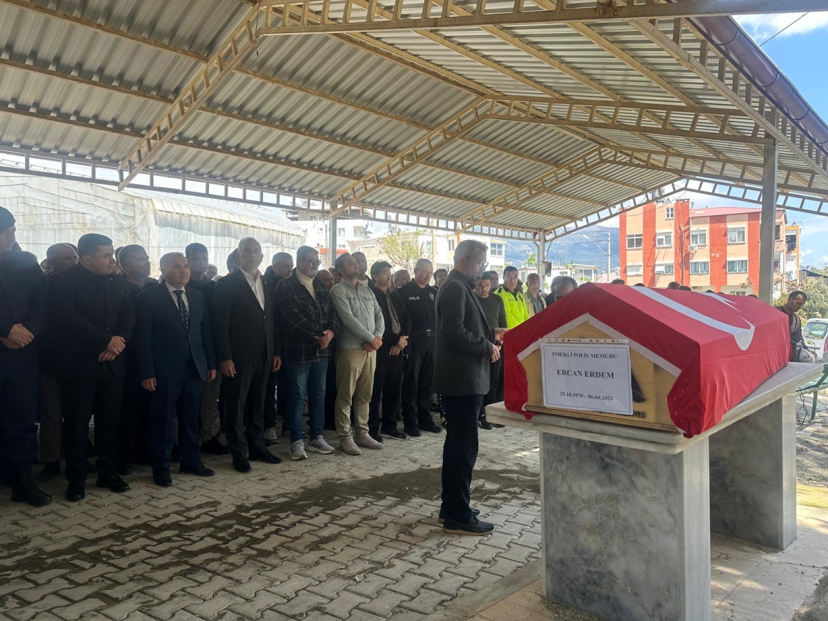 Anamur’da Emekli Polis Memuru Ercan Erdem’in Ani Ölümü Büyük Üzüntü Yarattı..