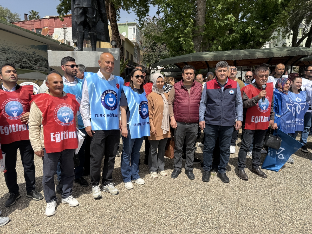 Anamur’da Eğitimde Şiddete Karşı Ortak Ses Basın Açıklaması..