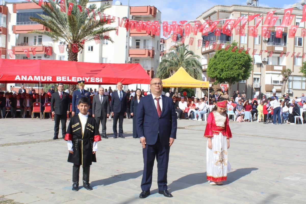 Anamur’da 23 Nisan Coşkusu Meydanlara Taştı..
