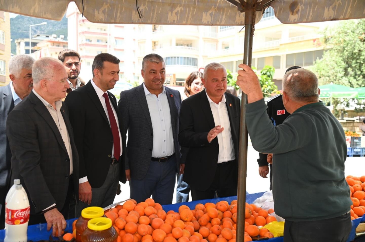 Anamur’da Halk Buluşması: Pazaryerinde Esnafın ve Vatandaşın Sesi Dinlendi..