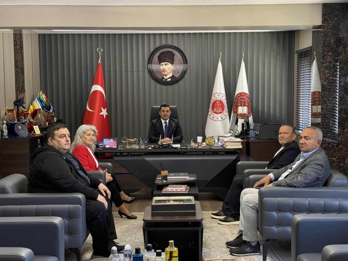 Anamur Gazeteciler Cemiyeti’nden Başsavcı Tanju Çatlı’ya Ziyaret..