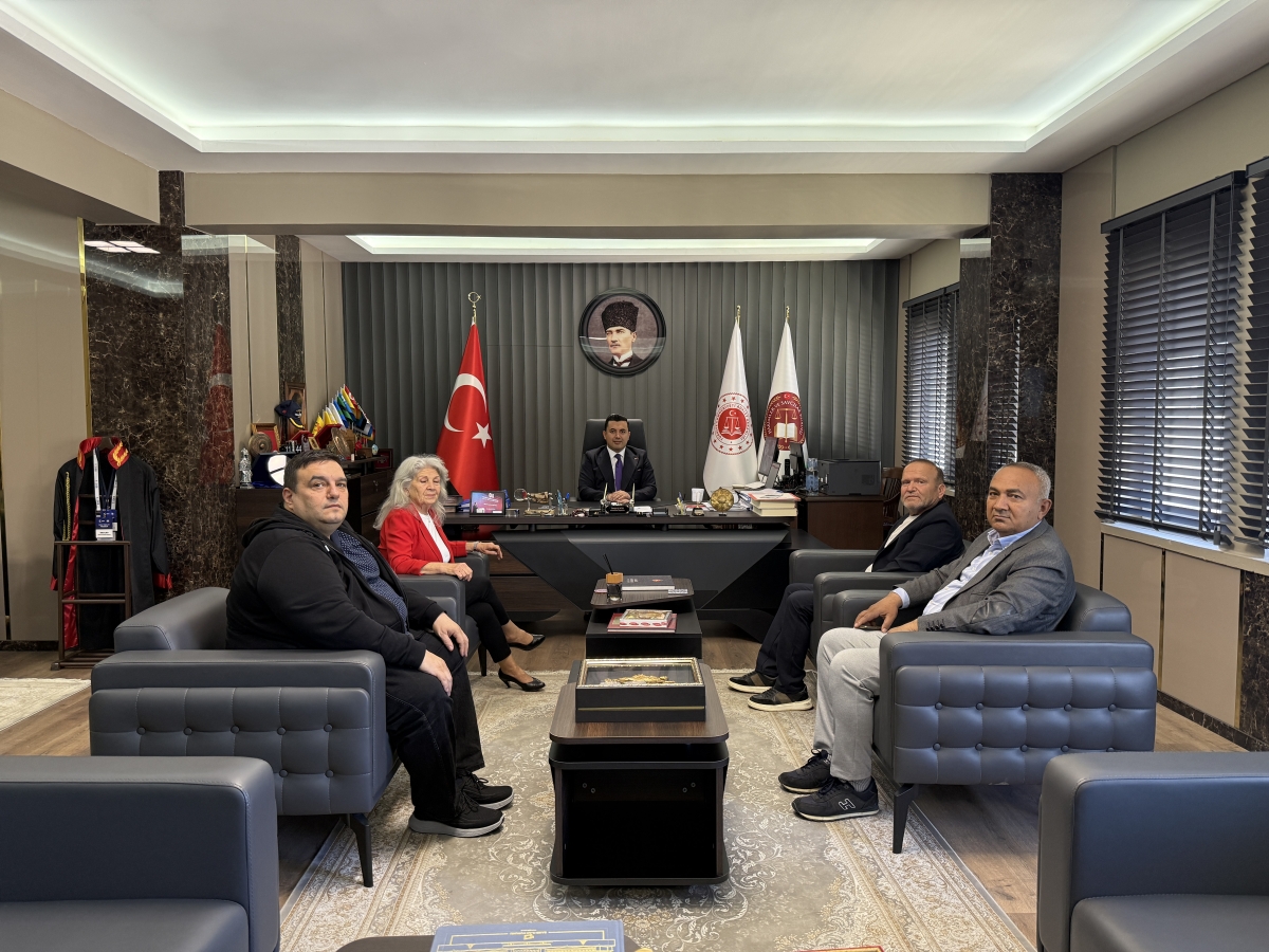Anamur Gazeteciler Cemiyeti’nden Başsavcı Tanju Çatlı’ya Ziyaret..