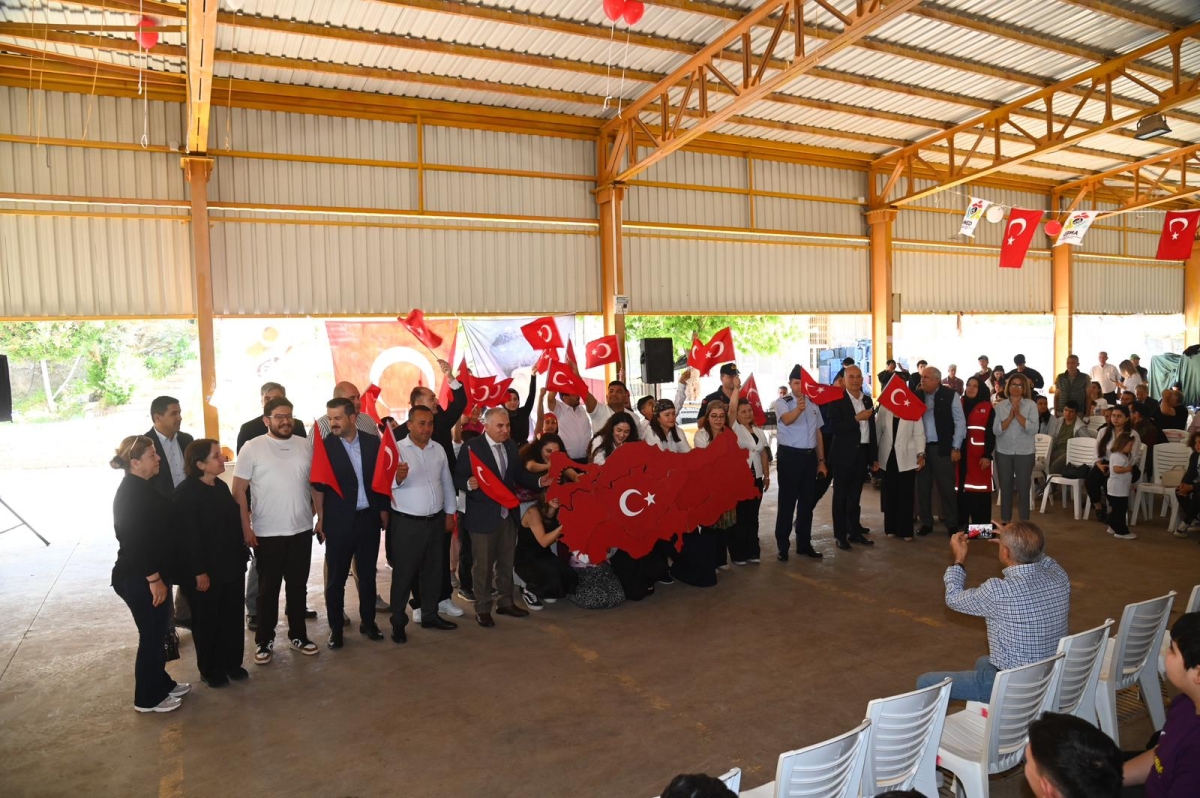 Anamur’da Engelleri Birlikte Aşıyoruz Mesajı”