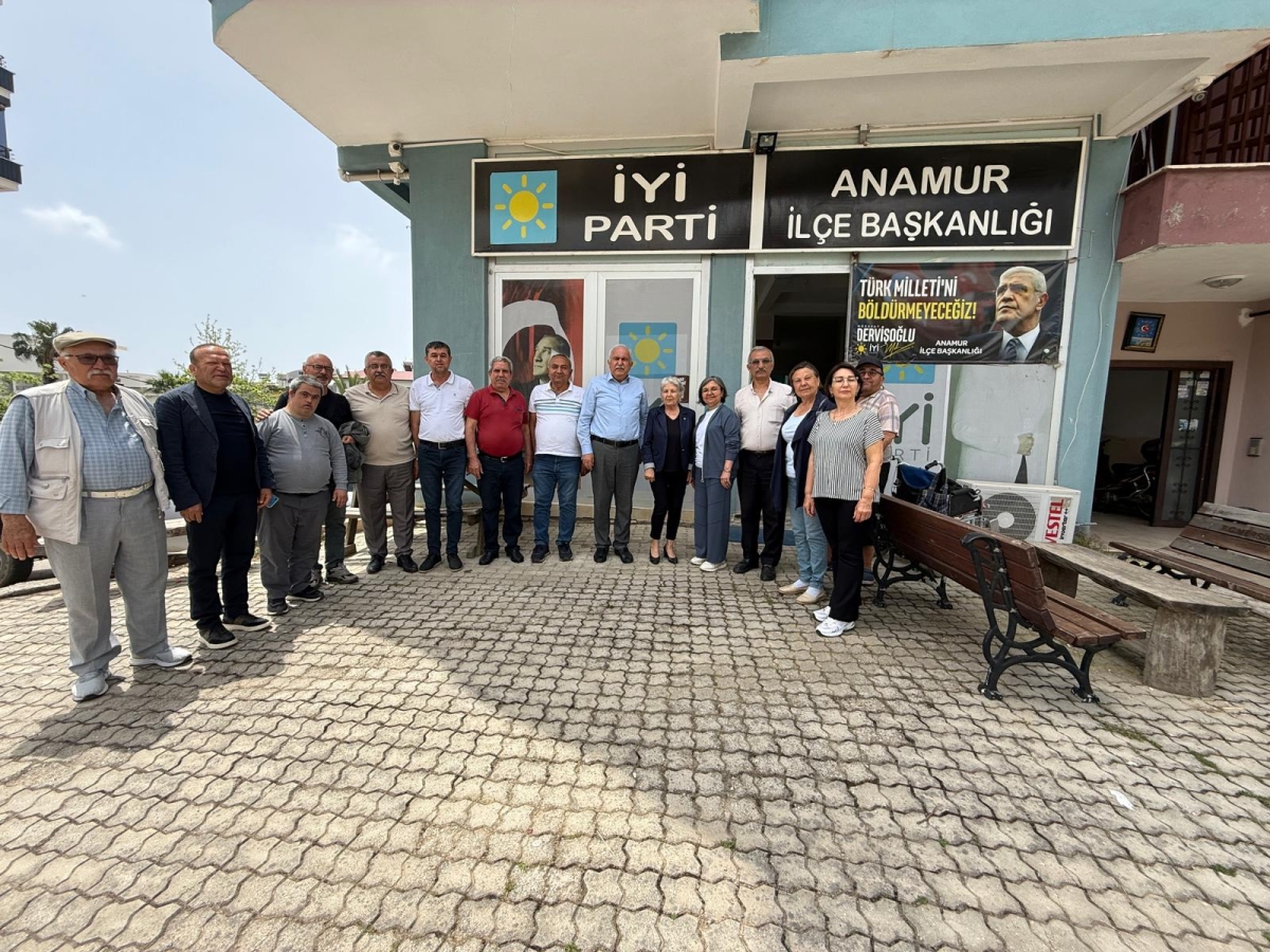 Anamur Gazeteciler Cemiyeti’nden İYİ Parti İlçe Başkanlığı’na Ziyaret..