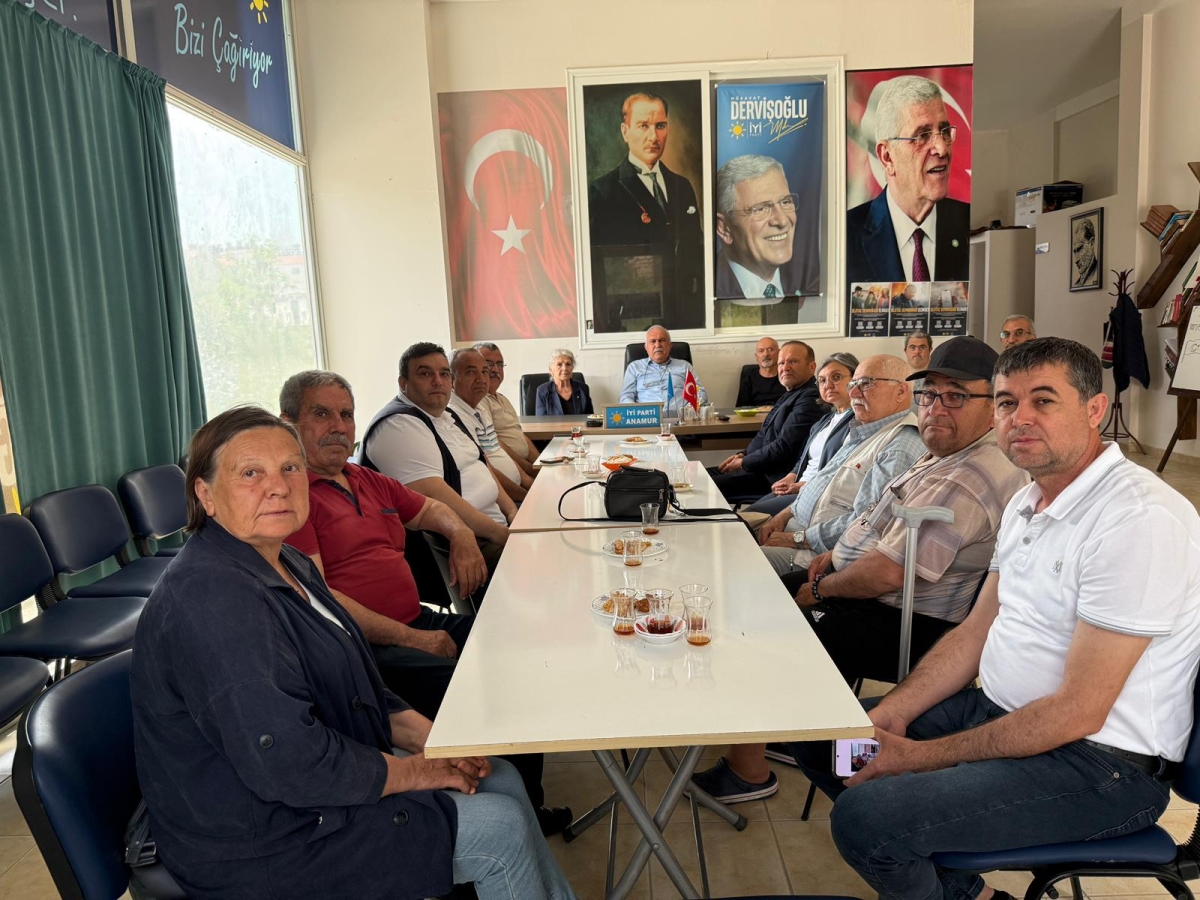 Anamur Gazeteciler Cemiyeti’nden İYİ Parti İlçe Başkanlığı’na Ziyaret..