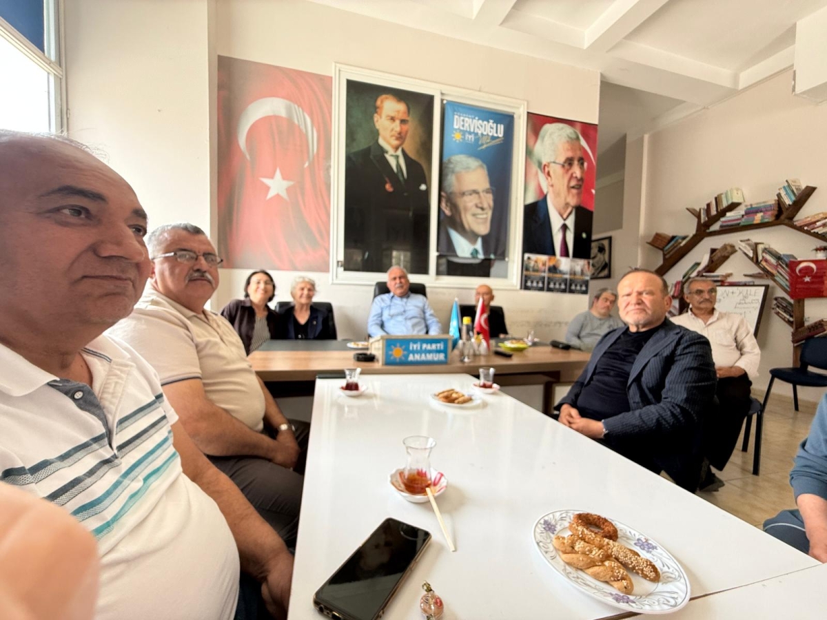 Anamur Gazeteciler Cemiyeti’nden İYİ Parti İlçe Başkanlığı’na Ziyaret..