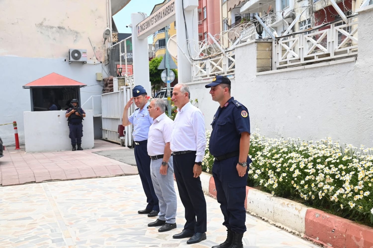 Anamur Protokolünden Jandarma Teşkilatına Anlamlı Ziyaret