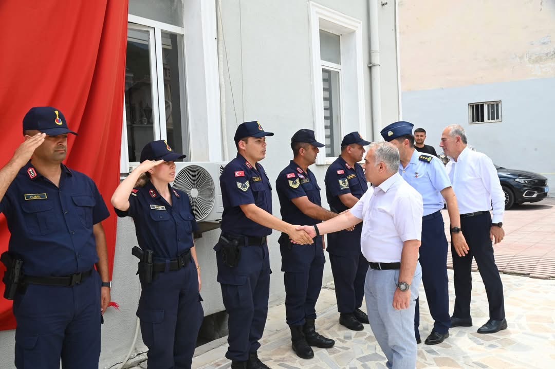 Anamur Protokolünden Jandarma Teşkilatına Anlamlı Ziyaret