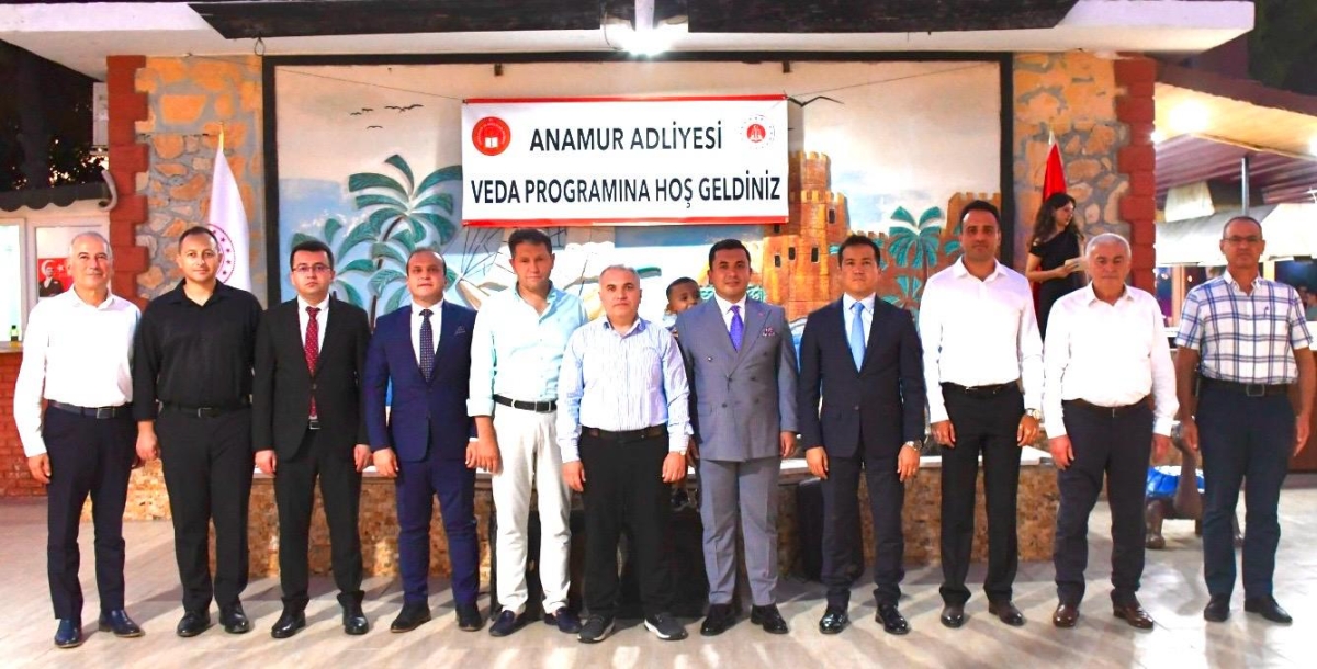 Anamur Adliyesinde Vefa Buluşması: Görev Yeri Değişen Yargı Mensuplarına Anlamlı Uğurlama