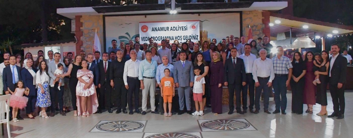 Anamur Adliyesinde Vefa Buluşması: Görev Yeri Değişen Yargı Mensuplarına Anlamlı Uğurlama