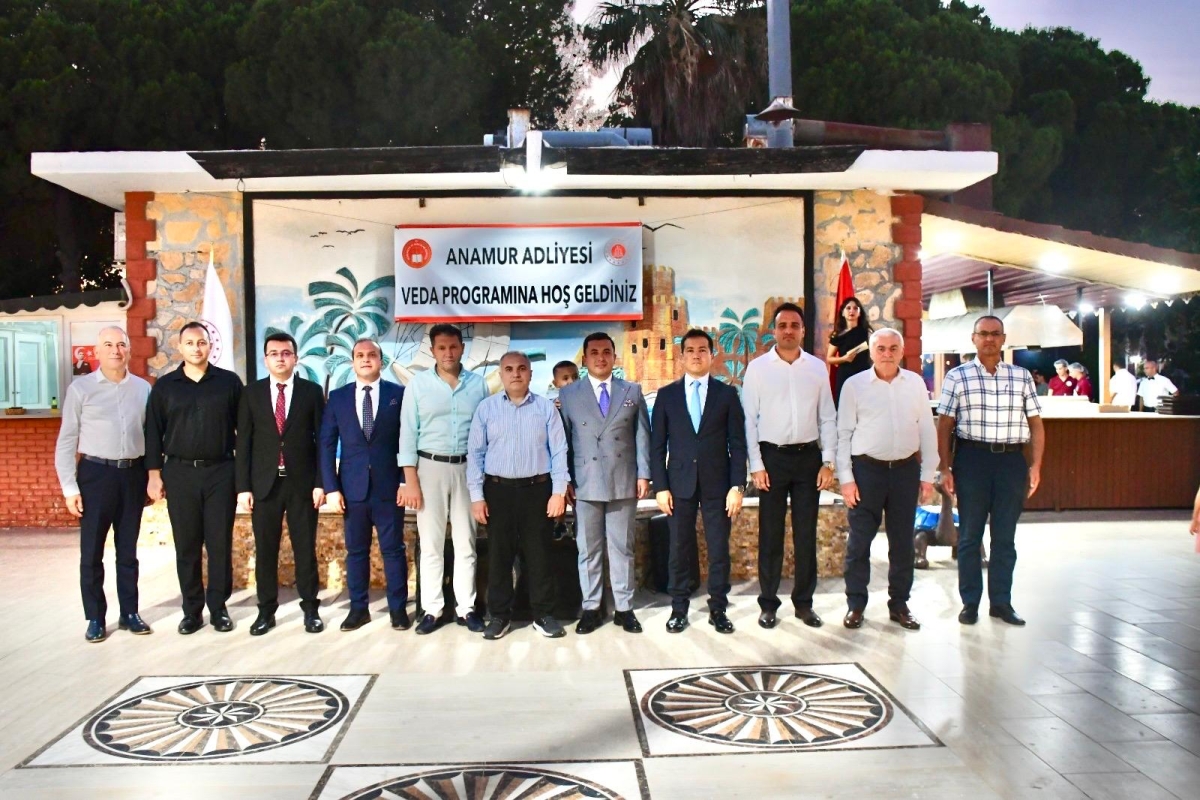 Anamur Adliyesinde Vefa Buluşması: Görev Yeri Değişen Yargı Mensuplarına Anlamlı Uğurlama