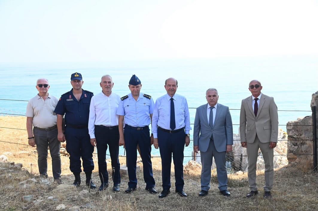 KKTC 5. Cumhurbaşkanı Ersin Tatar Anamur’da Tarihi ve Kültürel Alanları Ziyaret Etti