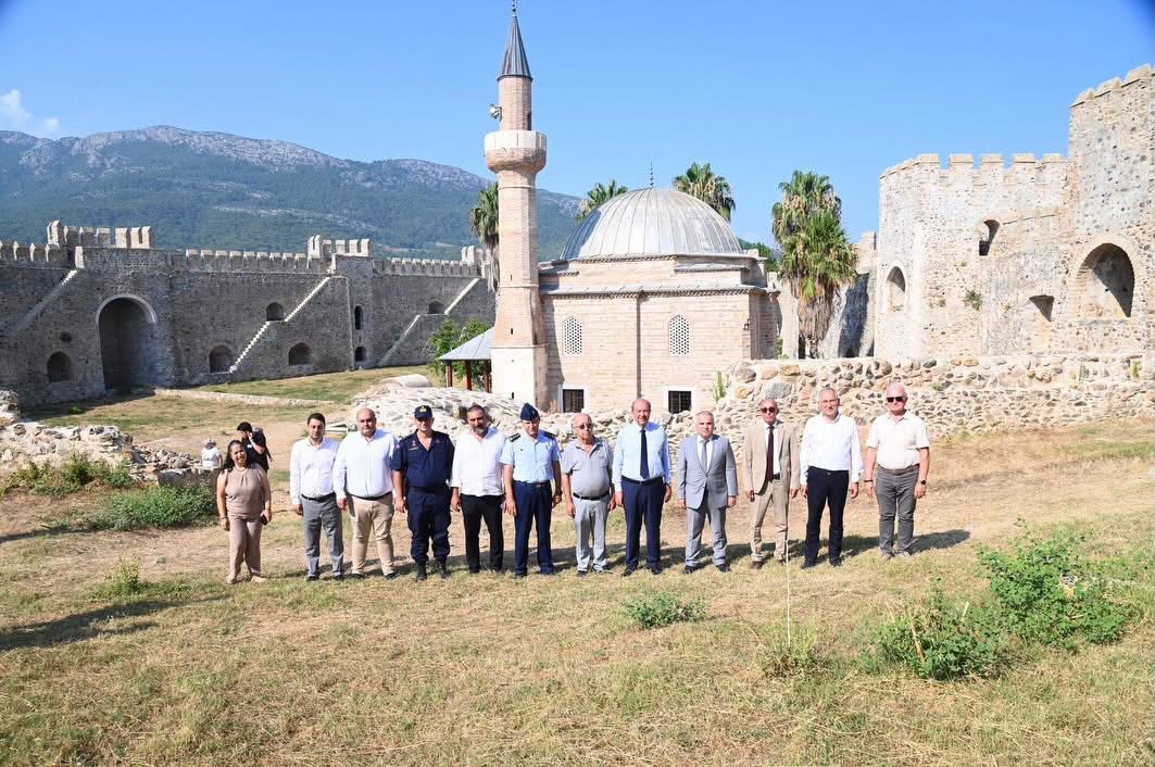 KKTC 5. Cumhurbaşkanı Ersin Tatar Anamur’da Tarihi ve Kültürel Alanları Ziyaret Etti