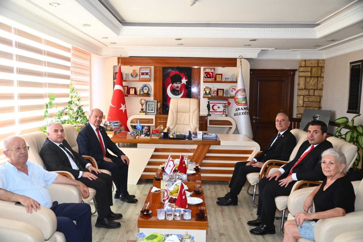 KKTC 5. Cumhurbaşkanı Ersin Tatar’dan Anamur’da Yoğun Temaslar..