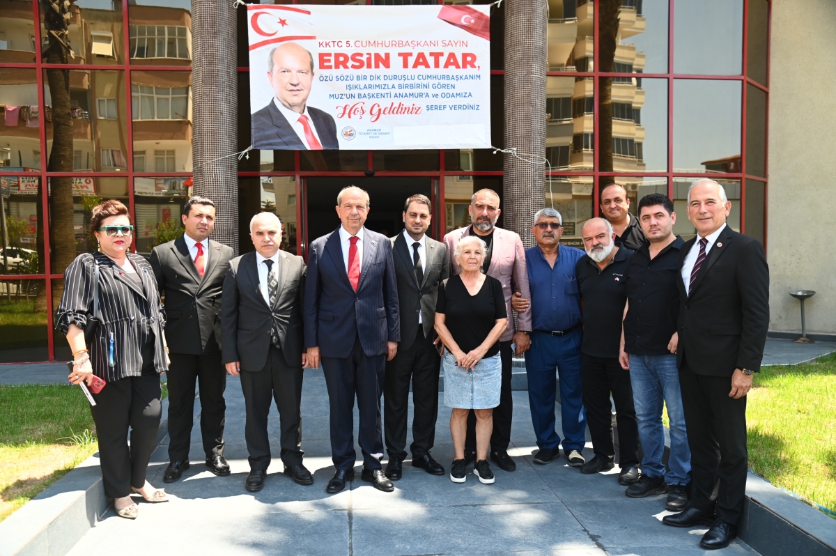 KKTC 5. Cumhurbaşkanı Ersin Tatar’dan Anamur’da Yoğun Temaslar..