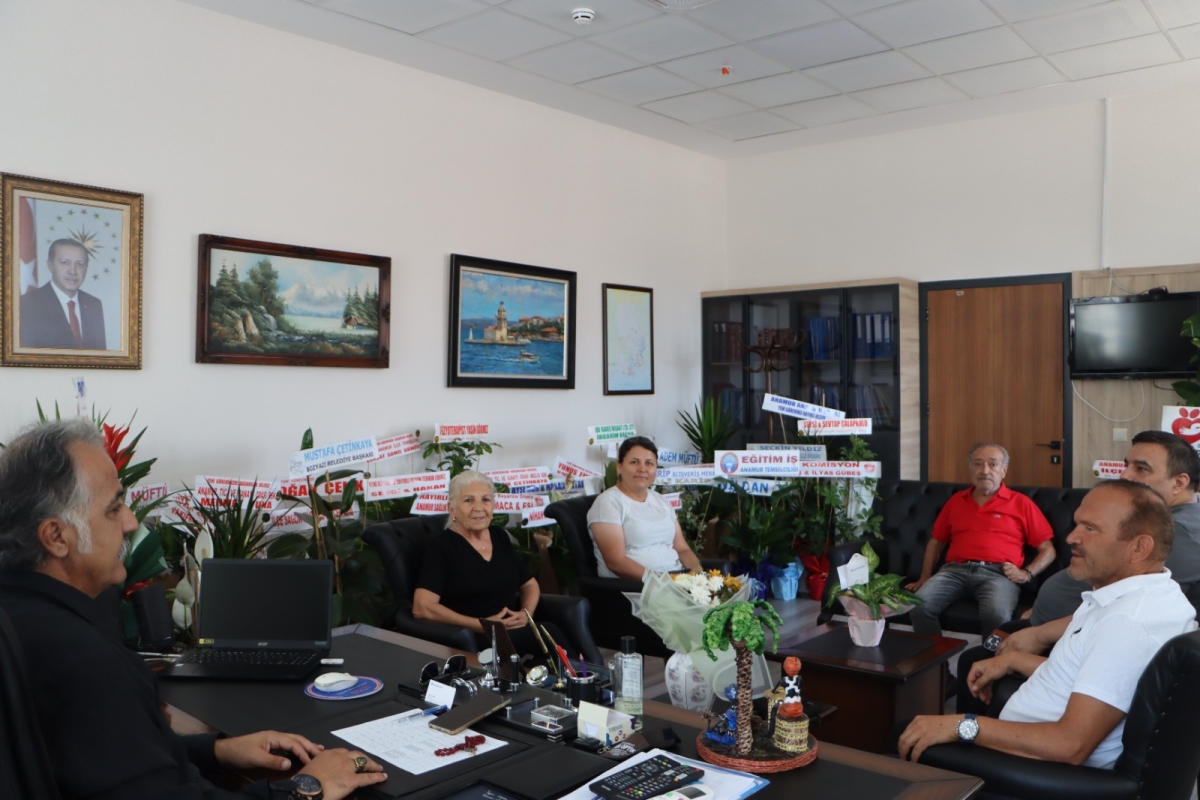 Anamur Gazeteciler Cemiyeti’nden İlçe Milli Eğitim Müdürü Hasan Doğan’a Hayırlı Olsun Ziyareti..