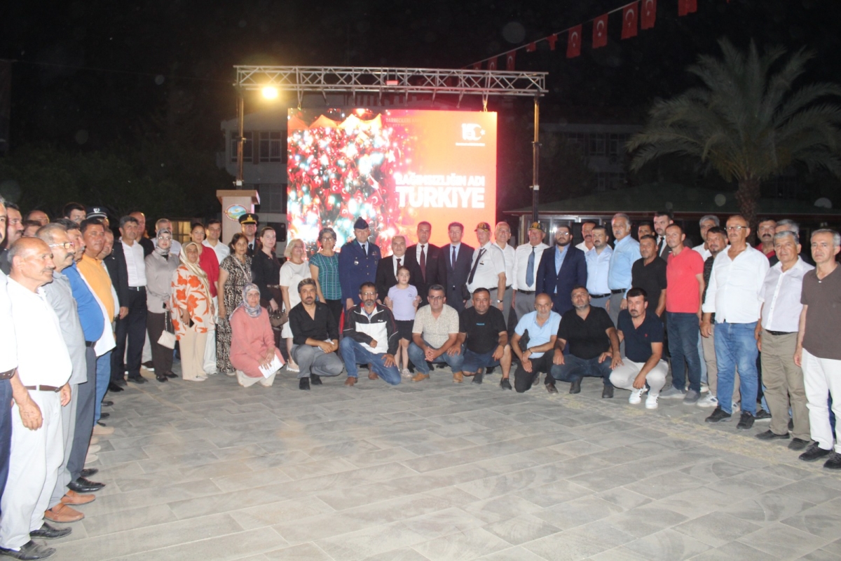 Anamur’da 15 Temmuz Demokrasi ve Millî Birlik Günü Coşkuyla Anıldı