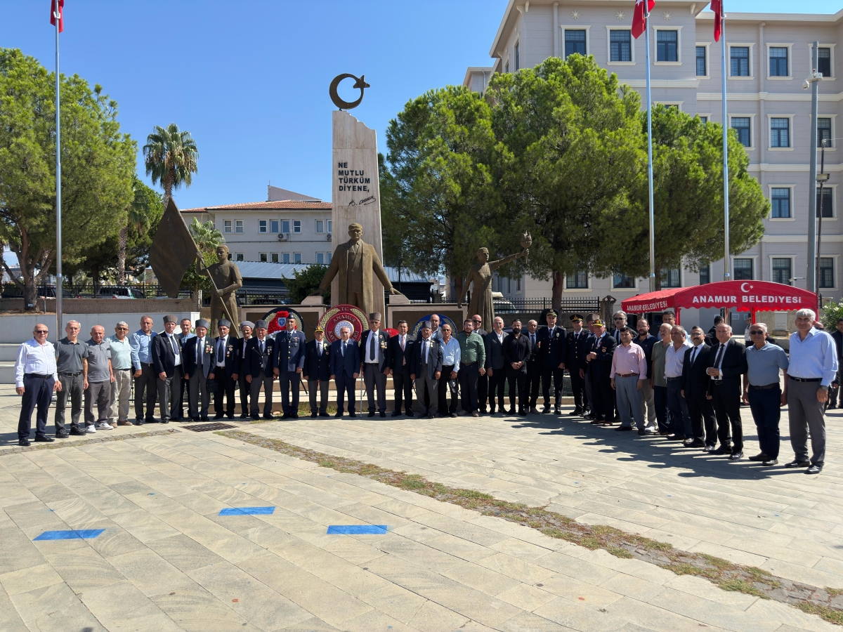 Anamur’da 19 Eylül Gaziler Günü Anma Programı Düzenlendi..